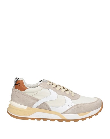 VOILE BLANCHE Sneakers Ivory Leather, Nylon