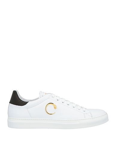 CAVALLI CLASS Sneakers White Calfskin