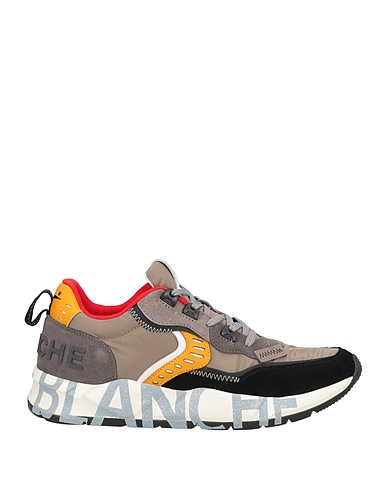 VOILE BLANCHE Sneakers Grey Leather, Nylon