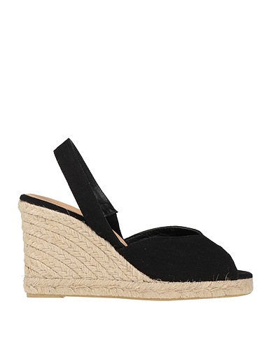 CASTAÑER Espadrilles Black Textile fibers