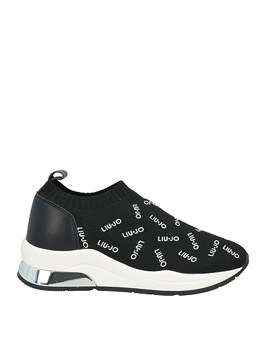 LIU •JO Sneakers Black Textile fibres, Other Fibres