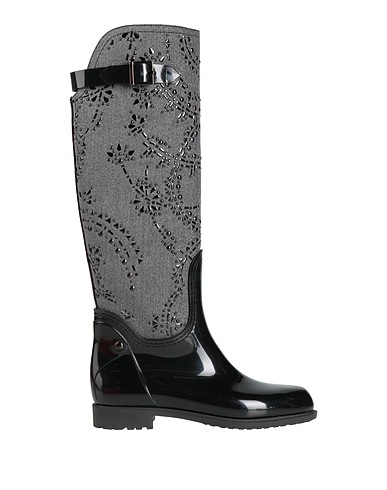 RENE' CAOVILLA Boots Black Textile fibres, Synthetic fibers
