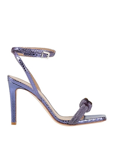 PINKO Sandals Purple Leather