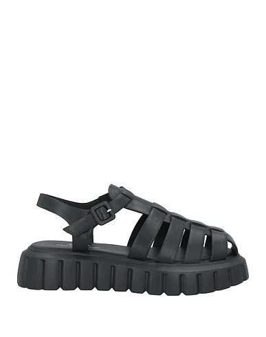 VOILE BLANCHE Sandals Black Calfskin