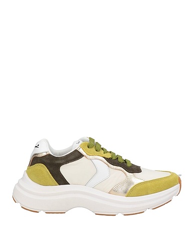 VOILE BLANCHE Sneakers Elfenbein Leder, Nylon
