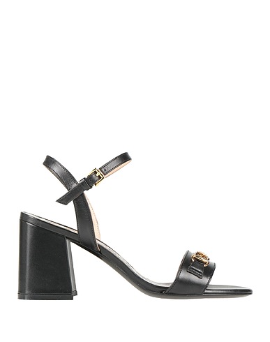 CAVALLI CLASS Sandals Black Leather