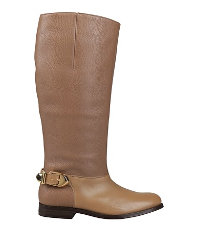 MOSCHINO CHEAP AND CHIC Boots Khaki Leather