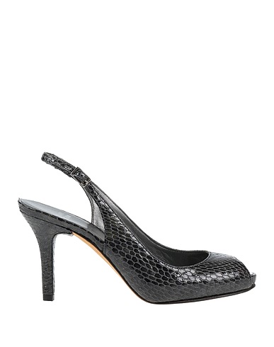 STUART WEITZMAN Sandals Black Leather