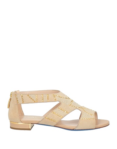 LORIBLU Sandals Beige Leather