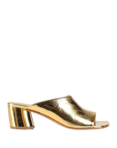 DRIES VAN NOTEN Sandali Oro Pelle