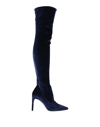 RENE' CAOVILLA Stivali Blu navy Fibre tessili