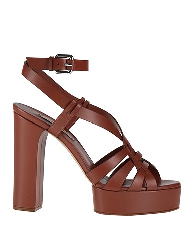 CASADEI Sandals Brown Leather