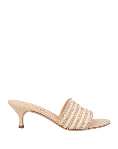 CASADEI Sandals Beige Other Fibres