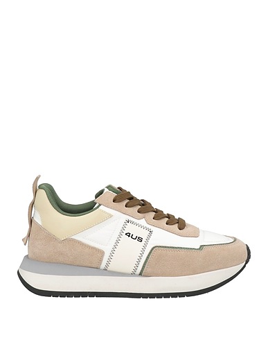 PACIOTTI 4US Sneakers Bianco Pelle, Fibre tessili