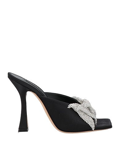 CASADEI Sandals Black Textile fibers