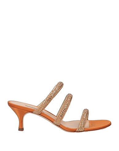 CASADEI 샌들 코퍼 가죽