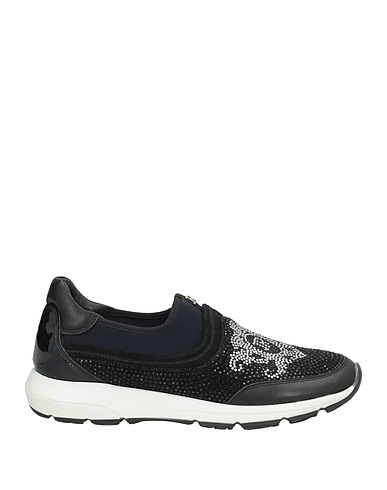 JOHN RICHMOND Sneakers Black Leather, Textile fibers