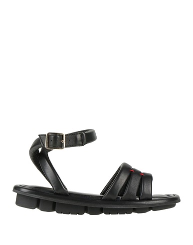 OA NON-FASHION Sandals Black Leather