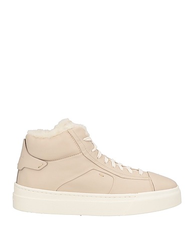 SANTONI Sneakers Light grey Leather