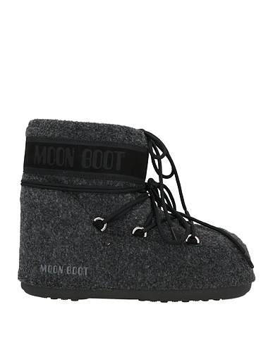 MOON BOOT Ankle boot Lead 85% Polyester, 15% Cow leather