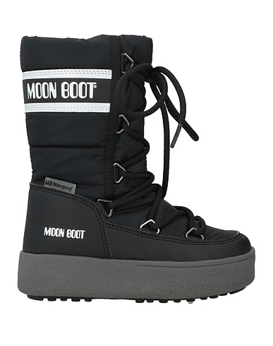 MOON BOOT Ankle boot Black Textile fibres