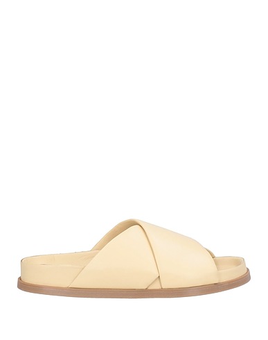 MANSUR GAVRIEL Sandalen Cremeweiß Leder