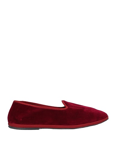 HABILLÉ Mocassins Bordeaux Fibres textiles