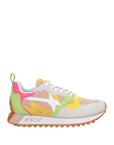 W6YZ Sneakers Ανοιχτό γκρι Δέρμα, Ίνες υφασμάτων