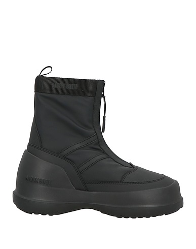 MOON BOOT Stivaletti Nero Fibre tessili