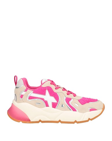 W6YZ Sneakers Fucsia Pelle, Fibre tessili