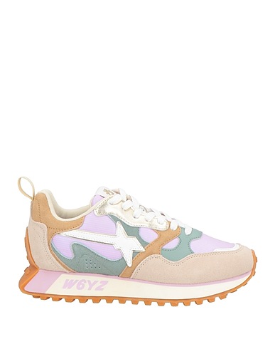 W6YZ Sneakers Lilac Leather, Textile fibres