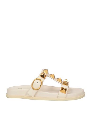 VALENTINO GARAVANI Sandals Ivory Leather