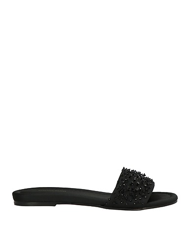 FABIANA FILIPPI Sandals Black 100% Polyester