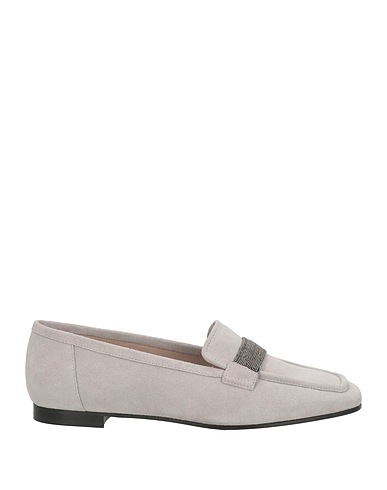 FABIANA FILIPPI Loafers Light grey 100% Leather