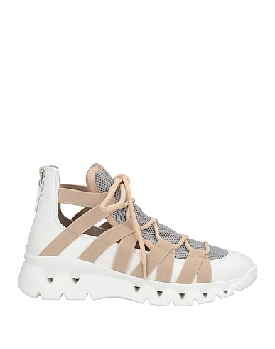 FABIANA FILIPPI Sneakers Beige 100% Leather, Textile fibers