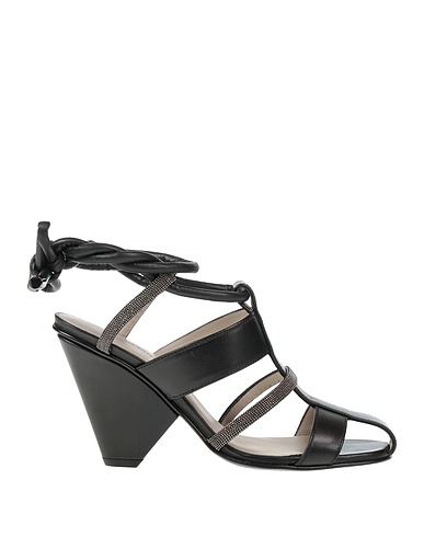 FABIANA FILIPPI Sandali Nero 100% Pelle