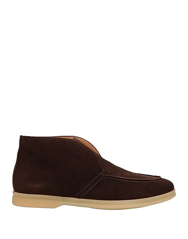 ARROLD'S Ankle boot Dark brown Leather