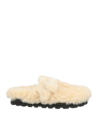JIL SANDER+ Mules and clogs Ivory Shearling