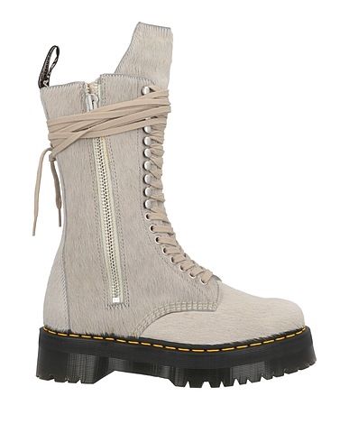 DR. MARTENS Ankle boot Grey Calfskin