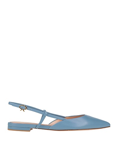 GIANVITO ROSSI Footwear Pastel blue Leather