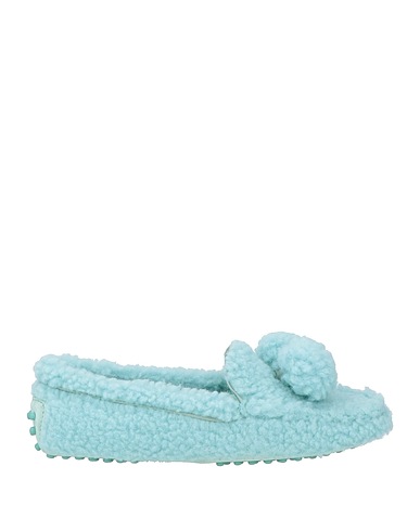 TOD'S Loafers Sky blue Textile fibres