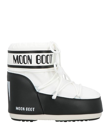 MOON BOOT Stivaletti Nero Nylon, Fibre tessili