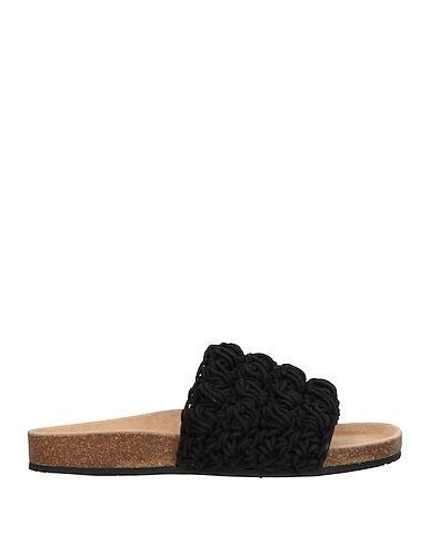 PROENZA SCHOULER Sandals Black Textile fibres, Leather