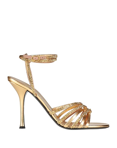 VALENTINO GARAVANI Sandals Gold Leather