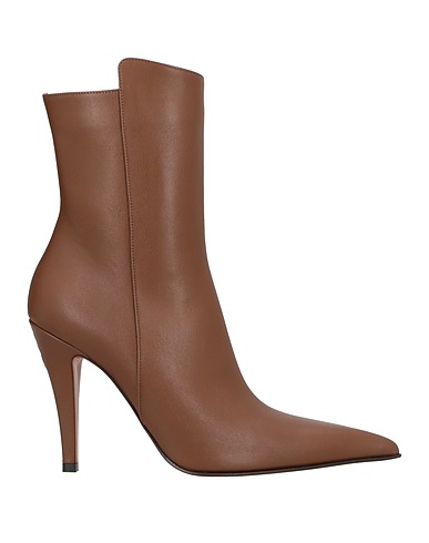 MCQUEEN Ankle boot Brown Leather
