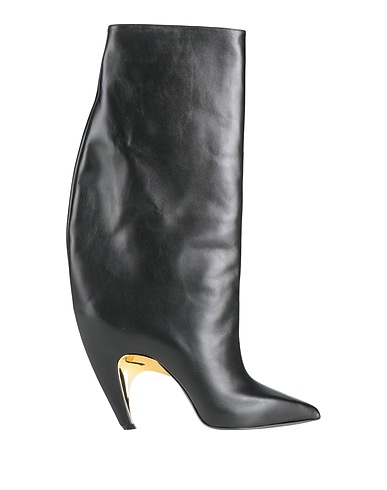 MCQUEEN Boots Black Leather