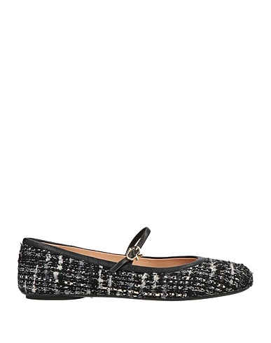 GIANVITO ROSSI Footwear Black Textile fibers