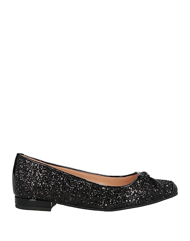 DIVINE FOLLIE Ballet flats Textile fibres, Leather