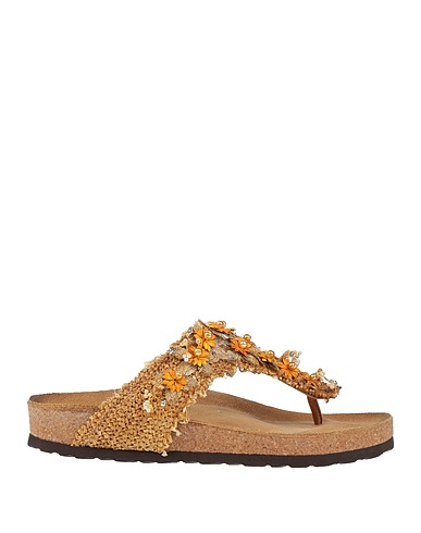 DIVINE FOLLIE Infradito Beige Fibre tessili