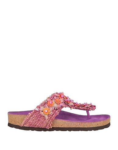 DIVINE FOLLIE Infradito Malva Fibre tessili